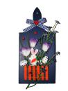 Wanddekoration Blumengesteck Ostern Frühling - Türkranz